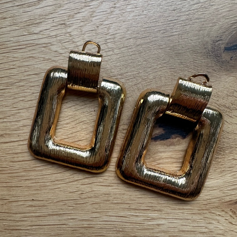 Large Gold earrings